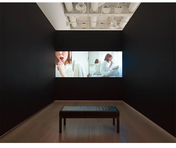 Installation view of "Growing Sideways: Performing Childhood." Photograph by Olympia Shannon.