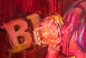 Detail of "black & wild," 2022