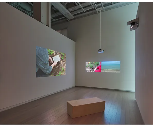 Installation view of “Homage: Queer lineages on video,” on view at the Wallach Art Gallery from June 27 to April 19, 2025.