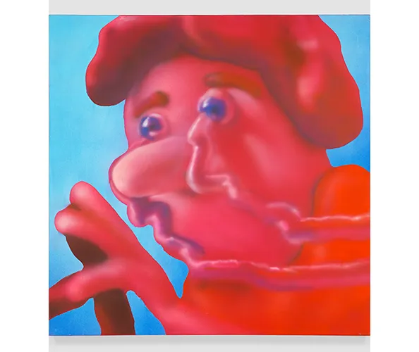 Austin Lee, "Driving and Crying (Double Sided Painting)," 2023 (recto)