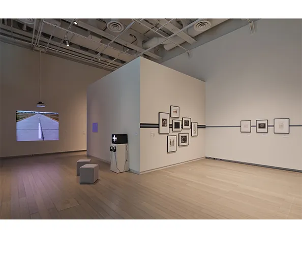 Installation view of the exhibition "Lotty Rosenfeld: Disobedient Spaces" on view at the Wallach Art Gallery from November 7, 2025 - March 15, 2026. Photograph by Olympia Shannon.