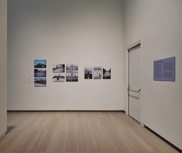 Installation view of the exhibition "Lotty Rosenfeld: Disobedient Spaces" on view at the Wallach Art Gallery from November 7, 2025 - March 15, 2026. Photograph by Olympia Shannon.