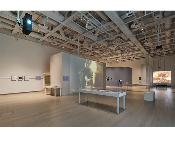 Installation view of the exhibition "Lotty Rosenfeld: Disobedient Spaces" on view at the Wallach Art Gallery from November 7, 2025 - March 15, 2026. Photograph by Olympia Shannon.