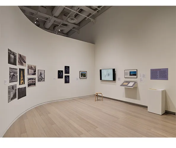 Installation view of the exhibition "Lotty Rosenfeld: Disobedient Spaces" on view at the Wallach Art Gallery from November 7, 2025 - March 15, 2026. Photograph by Olympia Shannon.