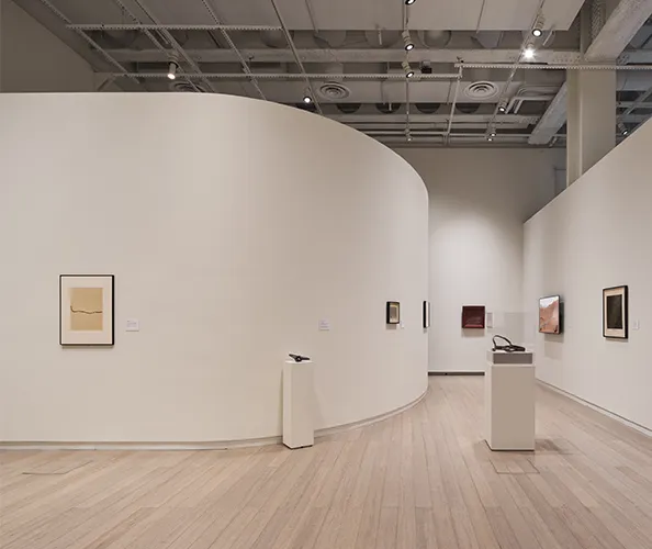Installation view of the exhibition "Mapping Otherwise," on view at the Wallach Art Gallery from March 28 - April 12, 2026. Photograph by Olympia Shannon. Courtesy the Wallach Art Gallery.