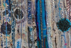 Detail of "Compositions 86 Centennial Mask," 2017 by Dinga McCannon