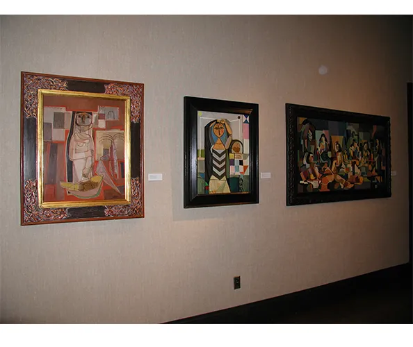 Installation view of the exhibition “Modernism and Iraq“ curated by Zainab Bahrani and Nada Shabout. On view at the Wallach Art Gallery, Columbia University, January 27 - March 28, 2009.