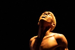 Detail of video still from "Black Magic," 2021 by Rashaad Newsome