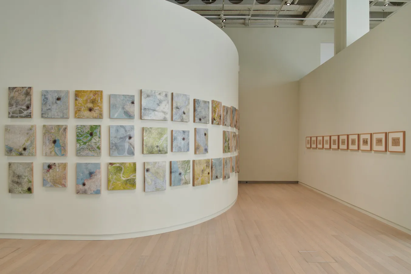 Installation view of the exhibition "Object Relations: Indigenous Belongings", on view at the Wallach Art Gallery, Columbia University December 4, 2021-March 12, 2022.