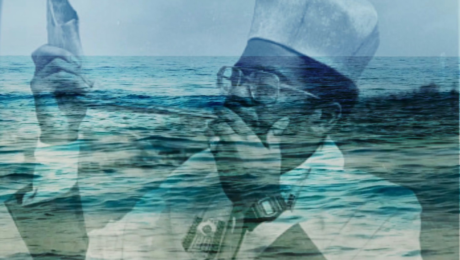 Carl Hancock Rux and Dianne Smith, video still from the installation "Amin Shelah," 2023. Three-channel video with sound and brown kraft paper Dimensions variable