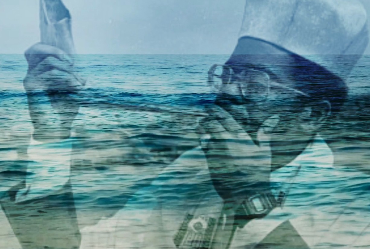 Detail of video still from "Amin Shelah by Carl Hancock Rux with Dianne Smith