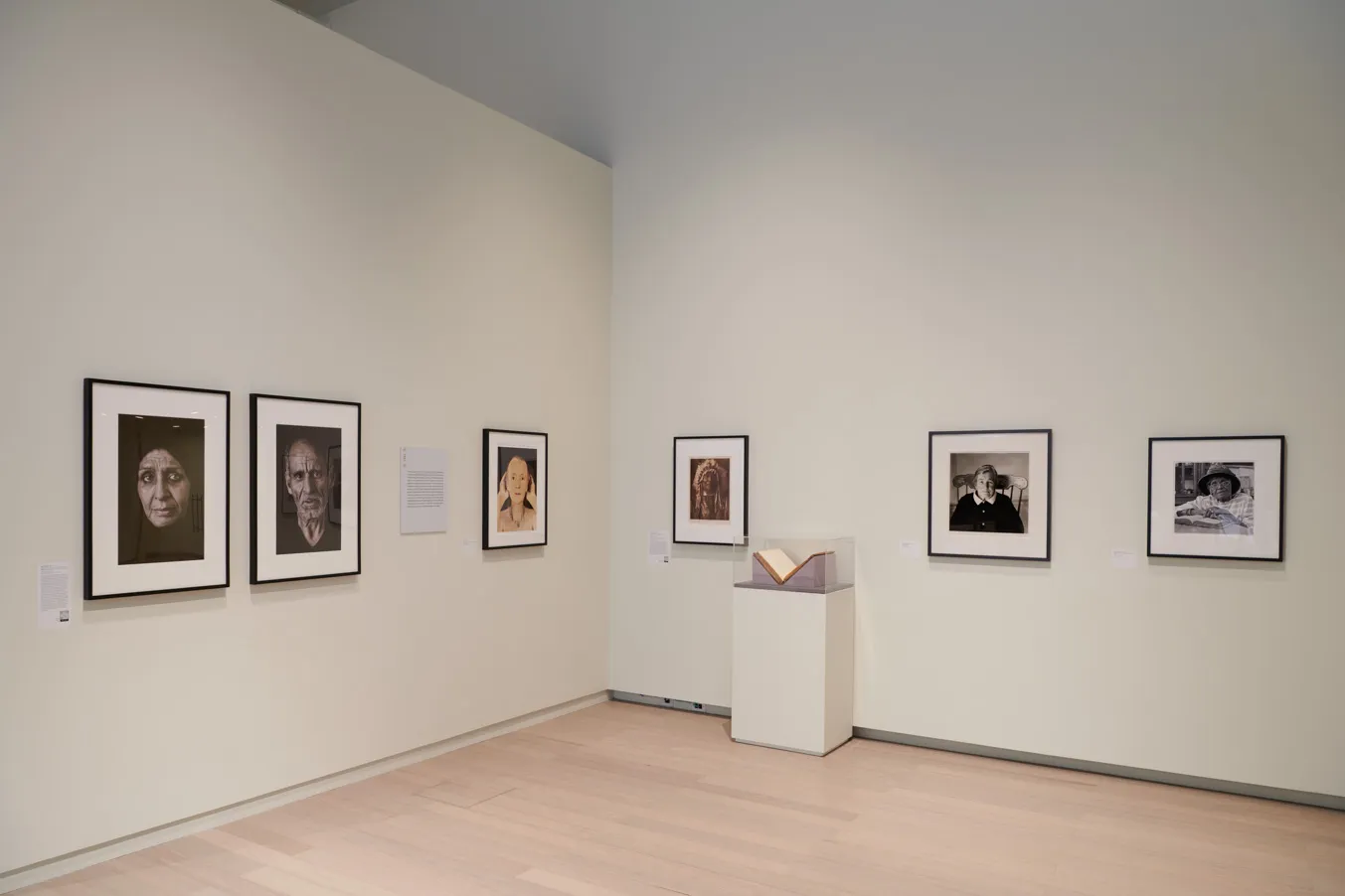 Installation view of the exhibition "Time and Face: Daguerreotypes to Digital Print", on view at the Wallach Art Gallery, Columbia University December 4, 2021-March 12, 2022.
