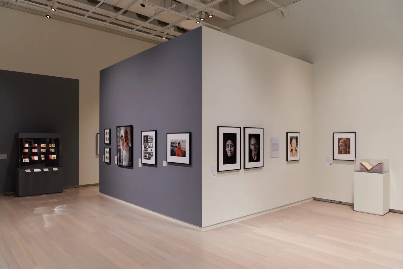 Installation view of the exhibition "Time and Face: Daguerreotypes to Digital Print", on view at the Wallach Art Gallery, Columbia University December 4, 2021-March 12, 2022.