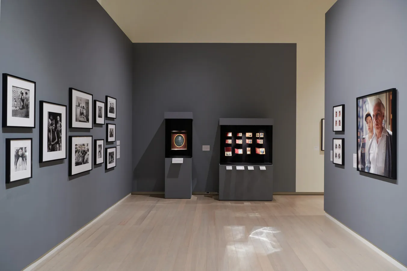 Installation view of the exhibition "Time and Face: Daguerreotypes to Digital Print", on view at the Wallach Art Gallery, Columbia University December 4, 2021-March 12, 2022.