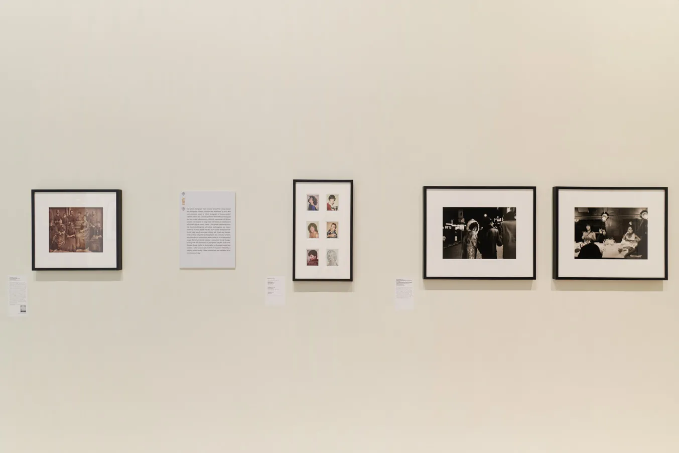 Installation view of the exhibition "Time and Face: Daguerreotypes to Digital Print", on view at the Wallach Art Gallery, Columbia University December 4, 2021-March 12, 2022.
