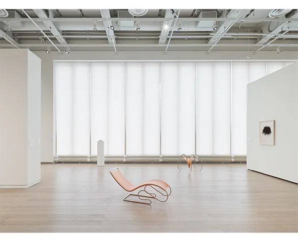 Installation view of "Traces of Care," on view at the Wallach Art Gallery from March 29 - April 13, 2025. Photograph by Olympia Shannon. Courtesy the Wallach Art Gallery.