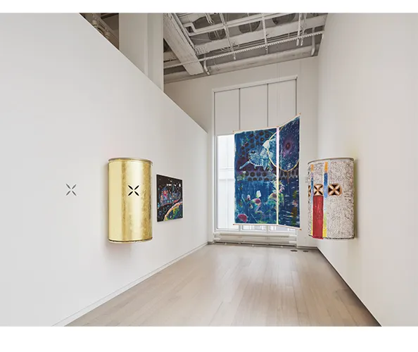 Installation view of "Uptown Triennial 2023," on view at the Wallach Art Gallery from June 22 - September 17, 2023. Photograph by Olympia Shannon.