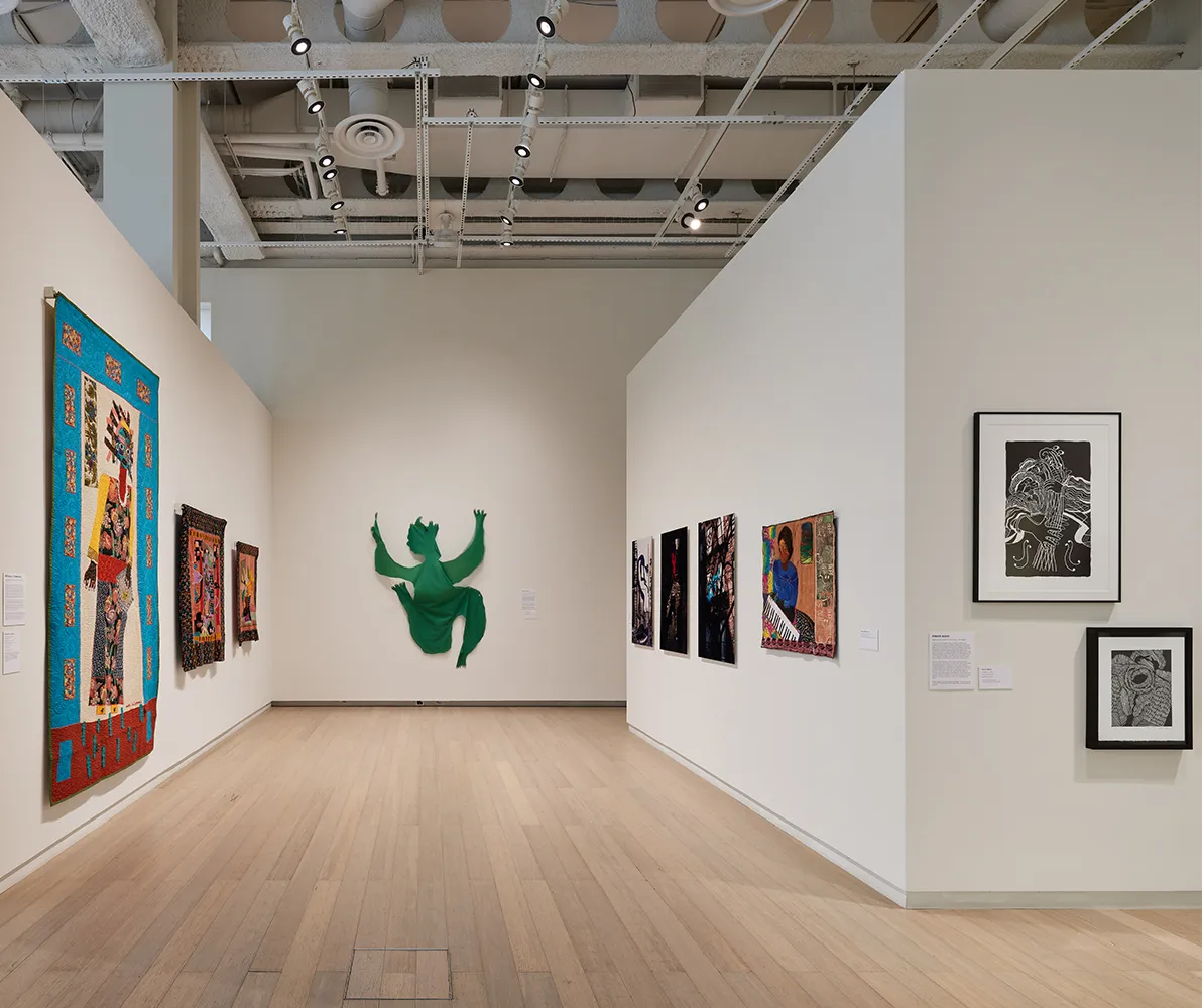 Installation view of “Children’s Art Carnival in Harlem: The Making of Contemporary Artists,” on view at the Wallach Art Gallery from June 26 to September 13, 2026.