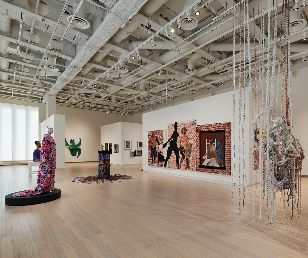 Installation view of “Children’s Art Carnival in Harlem: The Making of Contemporary Artists,” on view at the Wallach Art Gallery from June 26 to September 13, 2026.