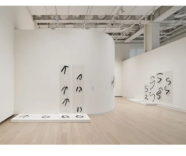 Installation view of "Wayward Signs," on view at the Wallach Art Gallery from March 29 - April 13, 2025. Photograph by Olympia Shannon. Courtesy the Wallach Art Gallery.