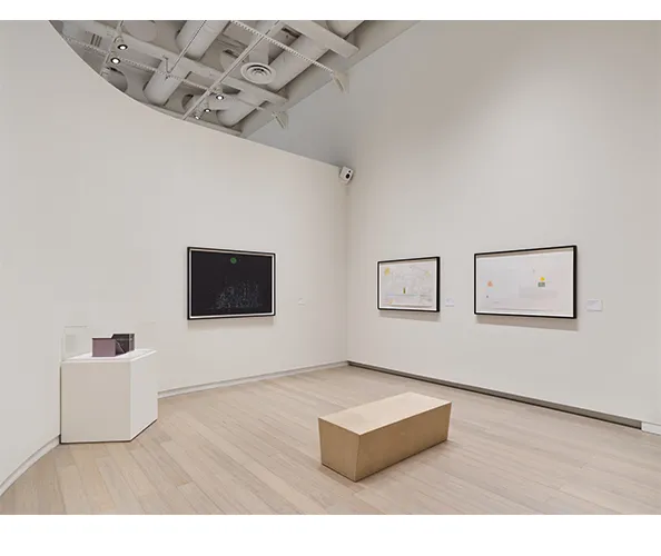 Installation view of "Wayward Signs," on view at the Wallach Art Gallery from March 29 - April 13, 2025. Photograph by Olympia Shannon. Courtesy the Wallach Art Gallery.