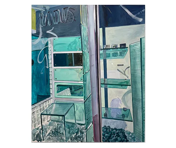 Lizzie Zelter. "Getting to the bottom of it," (2022), courtesy the artist