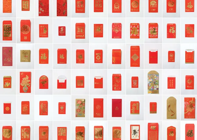 Will Kwan. Endless Prosperity, Eternal Accumulation, 2009. 80 framed LightJet prints; 17 1/2 x 12 1/2 in. each. Installation view, courtesy the artist.