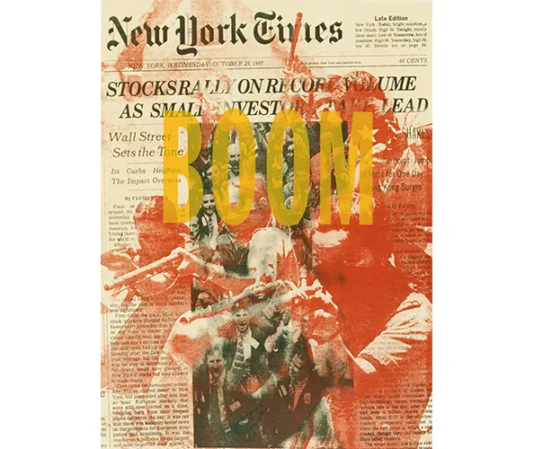 Dread Scott. Boom, 2001. Screenprint on paper. Courtesy the artist.
