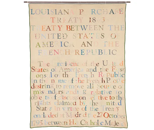 Gina Adams, Louisiana Purchase, 2019. Courtesy of the artist and Accola Griefen Fine Art; photo: Aaron Paden