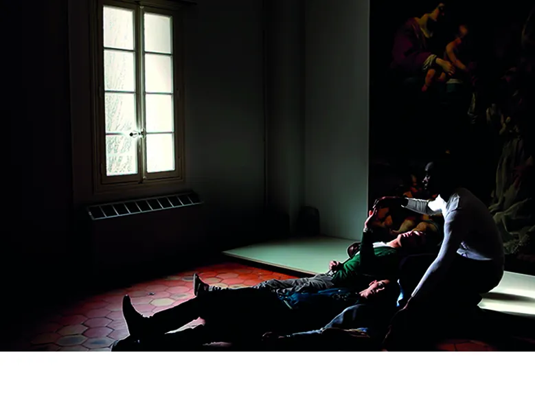 Video still from the "Le Jardin d'essai (The Test Garden) by the artist Dania Reymond