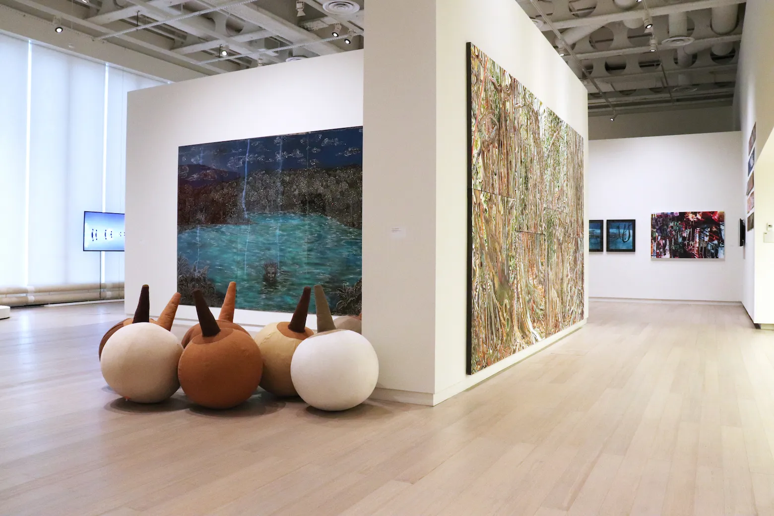 Copyright for artworks visible in this image are held by the artists; the Wallach Art Gallery reserves copyright for the installation view.