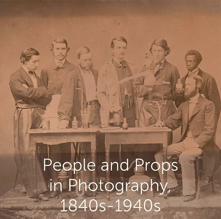 Image from the homepage of the website for "People and Props in Photography, 1840s-1940s"
