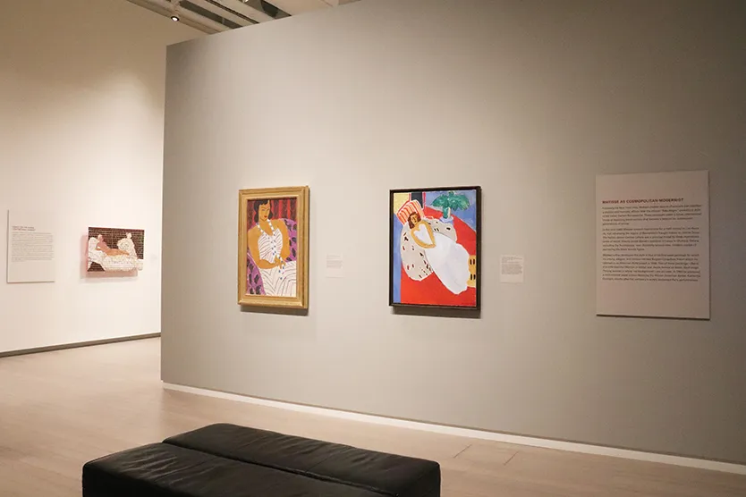 Installation view of the exhibition “Posing Modernity: The Black Model from Manet and Matisse to Today” on view at the Wallach Art Gallery, Columbia University October 24, 2018  – February 10, 2019. Photograph by Eddie José Bartolomei. Courtesy the Wallach Art Gallery