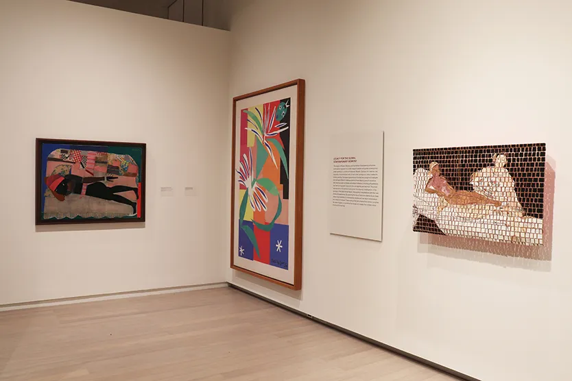 Installation view of the exhibition “Posing Modernity: The Black Model from Manet and Matisse to Today” on view at the Wallach Art Gallery, Columbia University October 24, 2018  – February 10, 2019. Photograph by Eddie José Bartolomei. Courtesy the Wallach Art Gallery