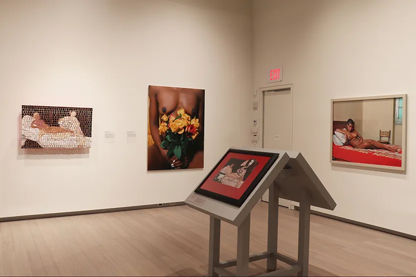 Installation view of the exhibition “Posing Modernity: The Black Model from Manet and Matisse to Today” on view at the Wallach Art Gallery, Columbia University October 24, 2018  – February 10, 2019. Photograph by Eddie José Bartolomei. Courtesy the Wallach Art Gallery