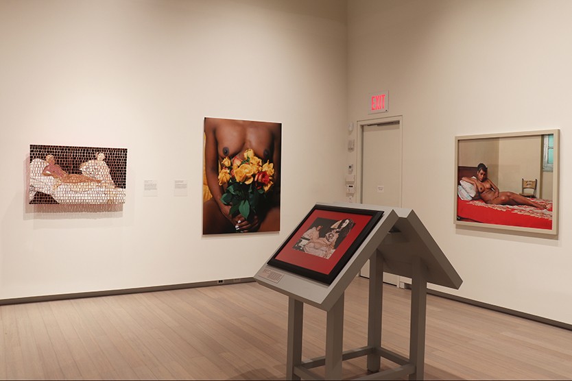 Installation view of the exhibition “Posing Modernity: The Black Model from Manet and Matisse to Today” on view at the Wallach Art Gallery, Columbia University October 24, 2018 – February 10, 2019. Photograph by Eddie José Bartolomei. Courtesy the Wallach Art Gallery Installation view of the exhibition “Posing Modernity: The Black Model from Manet and Matisse to Today” on view at the Wallach Art Gallery, Columbia University October 24, 2018 – February 10, 2019. Photograph by Eddie José Bartolomei. Courtesy the Wallach Art Gallery