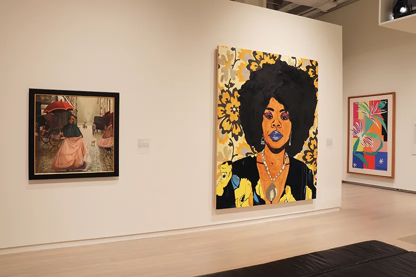 Installation view of the exhibition “Posing Modernity: The Black Model from Manet and Matisse to Today” on view at the Wallach Art Gallery, Columbia University October 24, 2018  – February 10, 2019. Photograph by Eddie José Bartolomei. Courtesy the Wallach Art Gallery