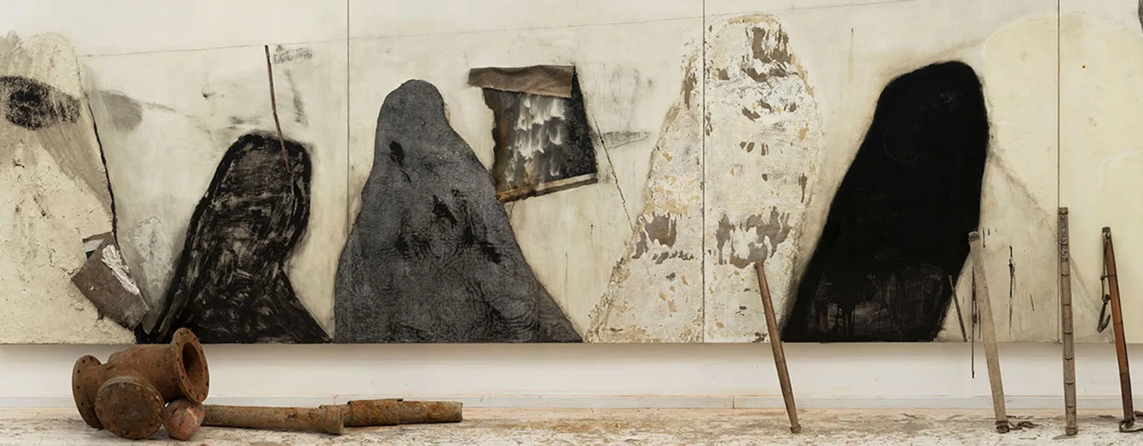 Shang Yang. "Remaining Water No.6" (installation detail), 2015.